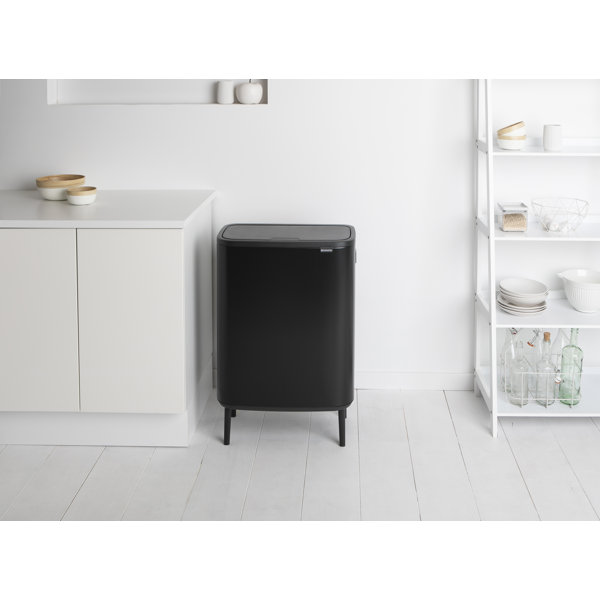 Brabantia Bo Hi 30 Steel 60 Litre Touch TopMulti Compartments Rubbish